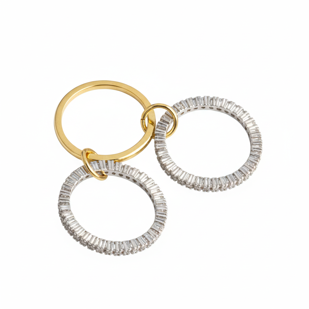 Trinity Mixed-Metal Ring